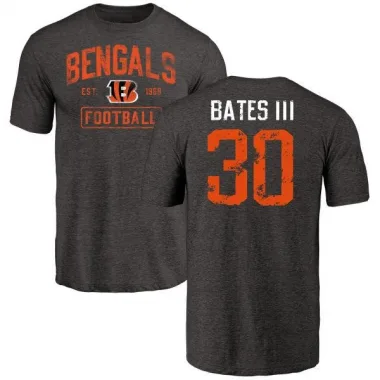 Black Men's Jessie Bates III Cincinnati Bengals Distressed T-Shirt