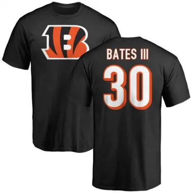 Black Men's Jessie Bates III Cincinnati Bengals Logo T-Shirt -