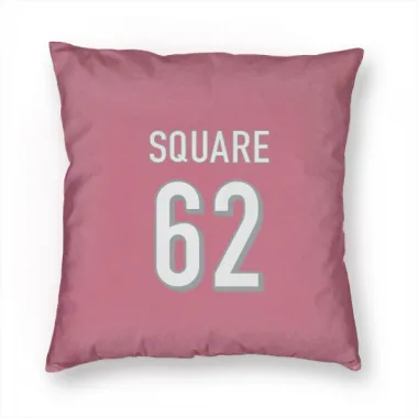 Pink Cincinnati Bengals Damion Square   Pillow Cover (18 X 18)