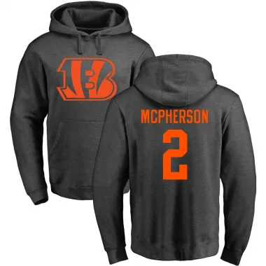 Youth Evan McPherson Cincinnati Bengals Pro Line by Branded Ash One Color Pullover Hoodie